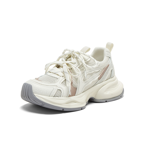 百思图2025夏季新款时尚潮流街头运动老爹鞋厚底女休闲鞋B1051BM5