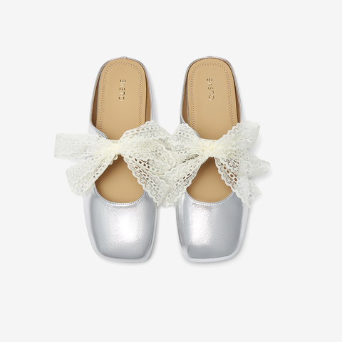 百思图2025夏新款商场同款时尚简约穆勒拖方头粗跟女拖鞋F5192BH5