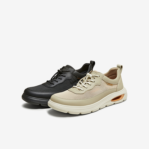 百思图2025夏季新款商场同款时尚户外运动厚底男休闲鞋EYX14BM5