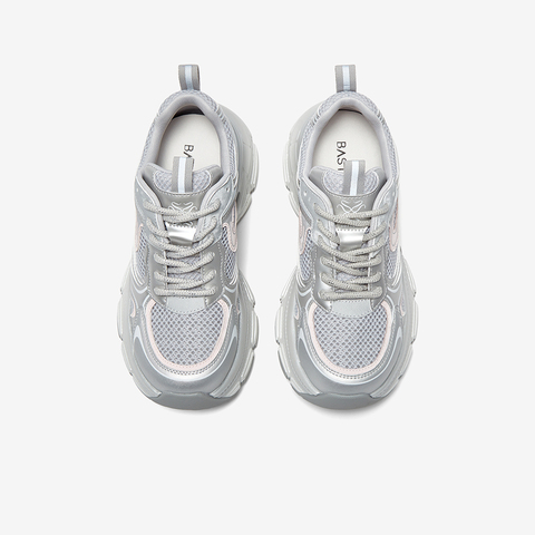 百思图2025夏季新款时尚街头潮流老爹鞋厚底女休闲鞋B6185BM5