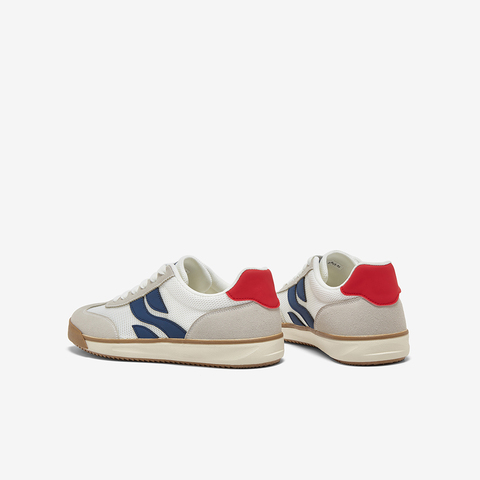 百思图2025夏季新款时尚复古运动德训鞋平跟圆头男休闲鞋J2507BM5