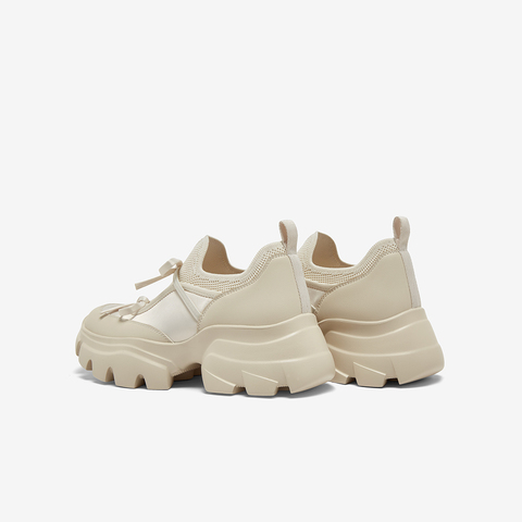 百思图2025夏季新款商场同款时尚厚底增高老爹鞋女休闲鞋UTJ01BM5