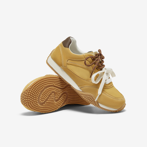 百思图2025夏季新款简约户外运动厚底圆头女休闲鞋E5517BM5