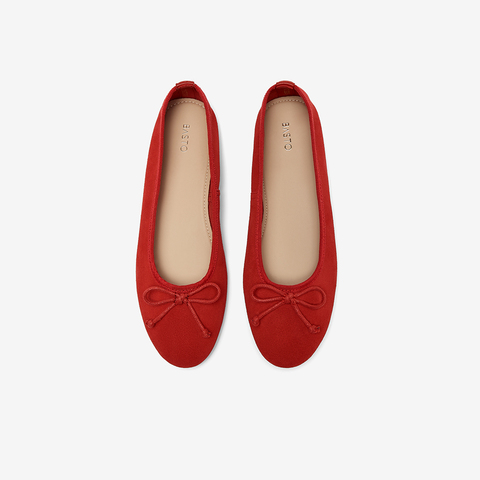 百思图2025秋季新款单鞋简约时尚蝴蝶结浅口通勤女鞋B1833CQ5