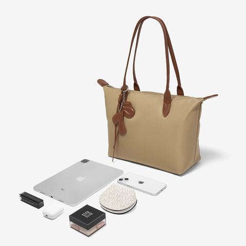 百思图2025夏季新款商场同款简约时尚托特包单肩包女RX371BX5