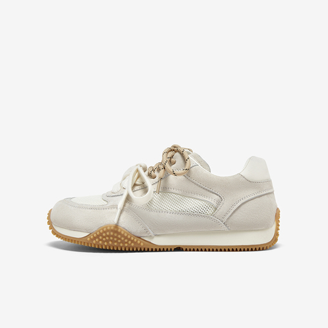 百思图2025夏季新款简约户外运动厚底圆头女休闲鞋E5517BM5