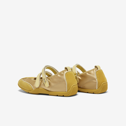 百思图2025夏季新款时尚复古户外休闲芭蕾舞鞋平跟女单鞋A9003BQ5