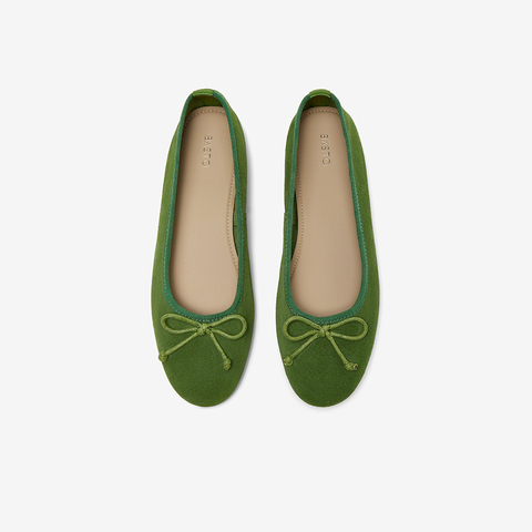 百思图2025秋季新款单鞋简约时尚蝴蝶结浅口通勤女鞋B1833CQ5