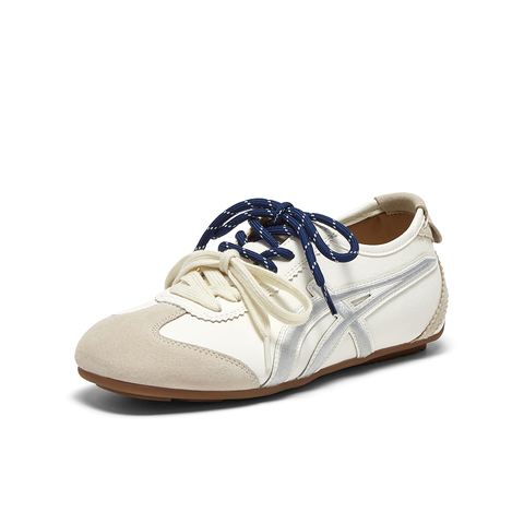 百思图2025夏季新款时尚复古户外运动德训鞋平跟女休闲鞋A1625BM5