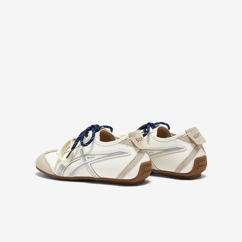 百思图2025夏季新款时尚复古户外运动德训鞋平跟女休闲鞋A1625BM5