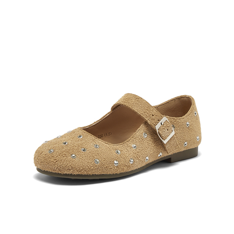 百思图2025秋季新款时尚简约休闲玛丽珍鞋平跟女单鞋R0031CQ5