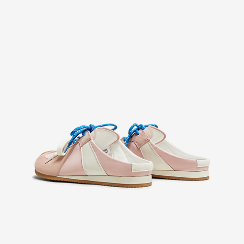 百思图2025夏季新款时尚复古运动休闲穆勒拖厚底女拖鞋E5609BH5