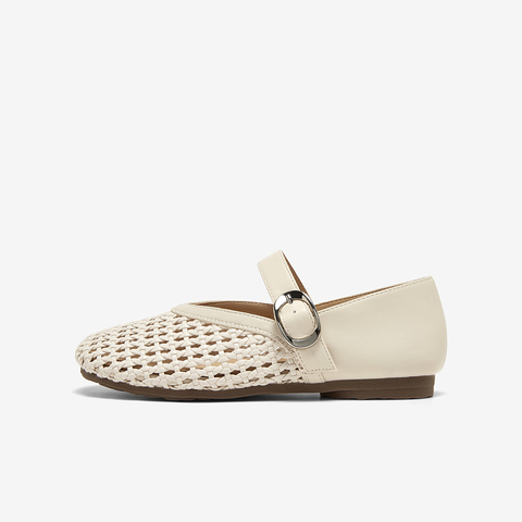 百思图2025夏季新款时尚简约通勤玛丽珍鞋平跟圆头女单鞋W5691BQ5