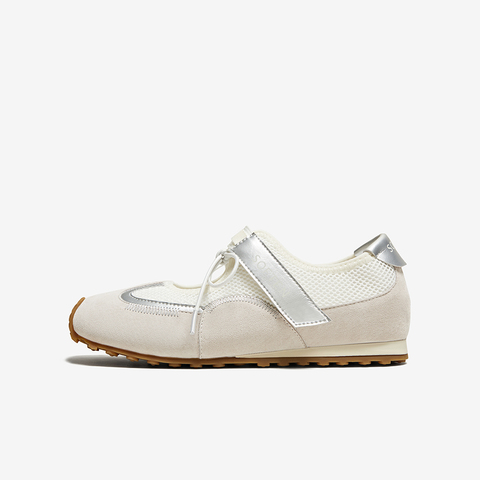 百思图2025秋季新款时尚复古休闲玛丽珍芭蕾舞鞋女单鞋D3138CM5