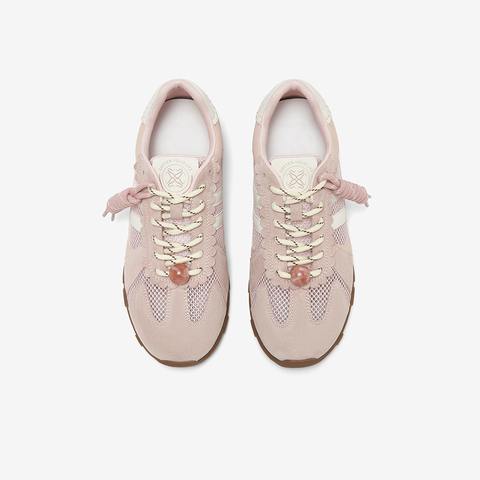 百思图2025秋季新款时尚潮流街头复古德训鞋平跟女休闲鞋D3106CM5