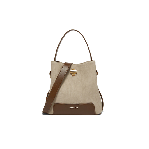 百思图2025夏季新款商场同款简约通勤手提包单肩斜挎包女RX356BX5