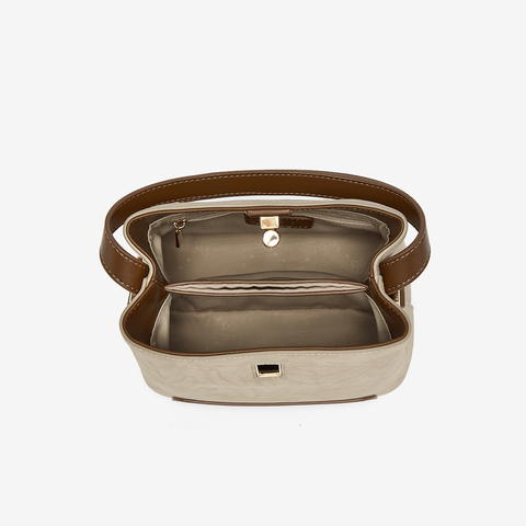 百思图2025夏季新款商场同款简约通勤手提包单肩斜挎包女RX356BX5