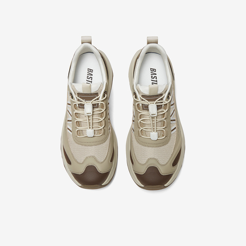 百思图2025夏季新款时尚简约户外运动厚底圆头男休闲鞋10313BL5