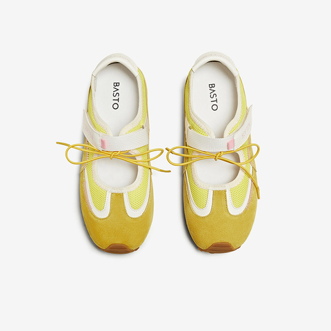 百思图2025秋季新款时尚复古休闲玛丽珍芭蕾舞鞋女单鞋D3138CM5