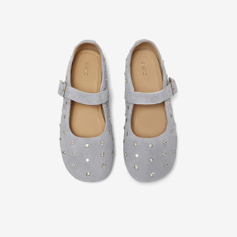 百思图2025秋季新款时尚简约休闲玛丽珍鞋平跟女单鞋R0031CQ5