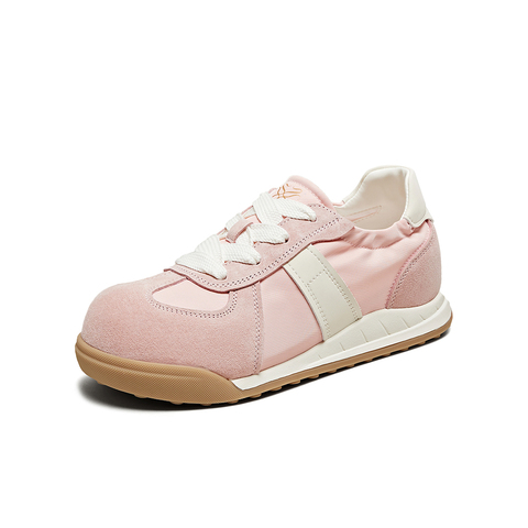 百思图2025秋季新款商场同款时尚复古德训鞋厚底女休闲鞋D3165CM5