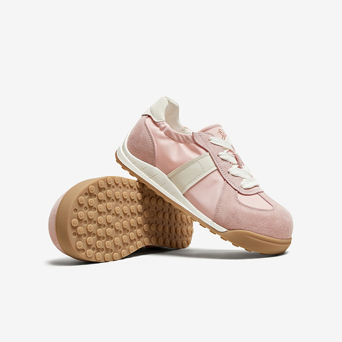 百思图2025秋季新款商场同款时尚复古德训鞋厚底女休闲鞋D3165CM5