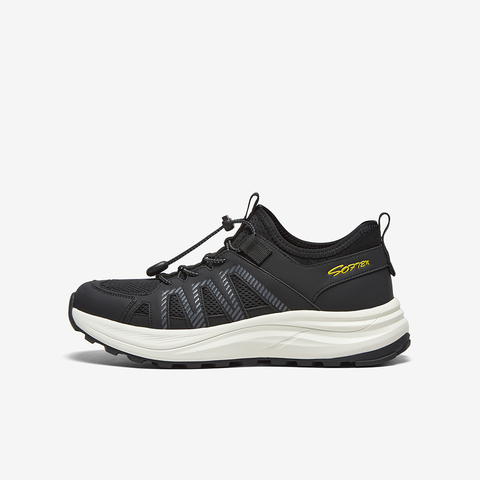 百思图2025夏季新款时尚户外潮流运动厚底男休闲鞋B2010BL5