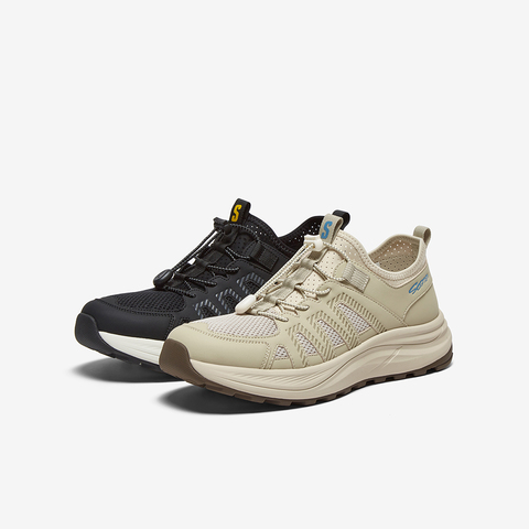 百思图2025夏季新款时尚户外潮流运动厚底男休闲鞋B2010BL5