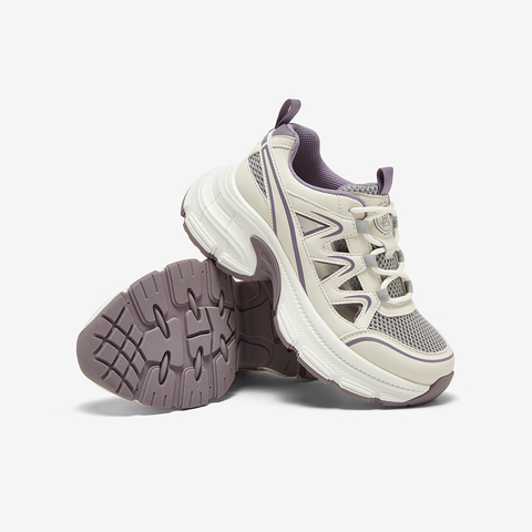 百思图2025夏季新款时尚厚底增高运动老爹鞋潮流女休闲鞋D5809BM5