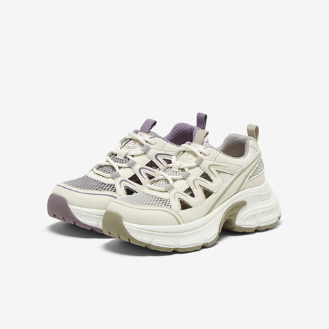 百思图2025夏季新款时尚厚底增高运动老爹鞋潮流女休闲鞋D5809BM5