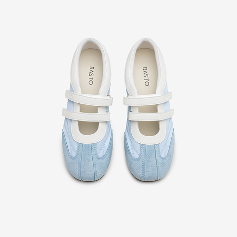 百思图2025秋季新款芭蕾舞鞋时尚运动休闲平跟女单鞋A1942CQ5