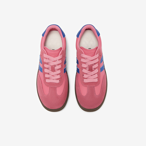 百思图2025秋季新款德训鞋街头潮流复古运动女休闲鞋E5101CM5