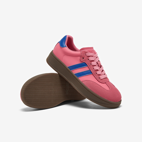 百思图2025秋季新款德训鞋街头潮流复古运动女休闲鞋E5101CM5