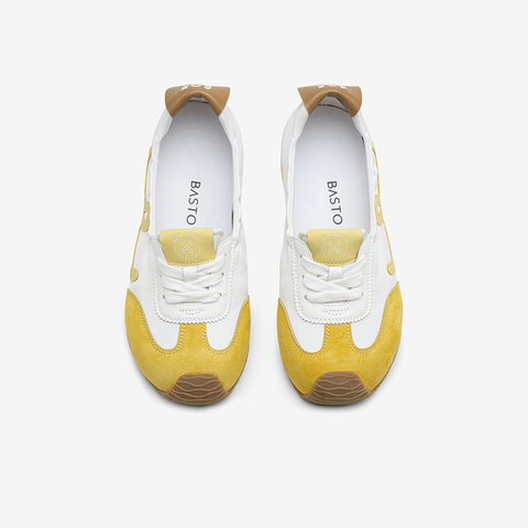 百思图2025秋季新款德训鞋时尚简约户外运动女休闲鞋X1519CA5