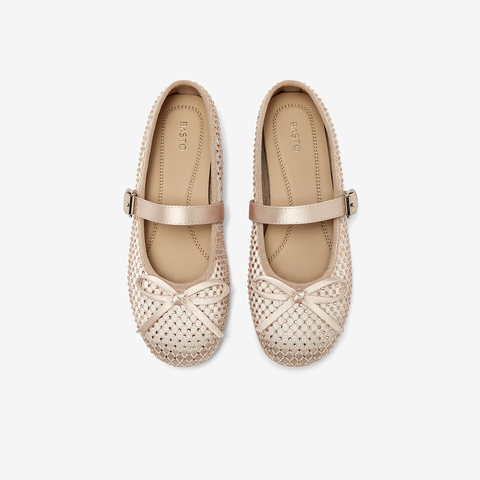 百思图2025夏季新款简约时尚法式玛丽珍鞋方跟浅口女单鞋K5005BQ5