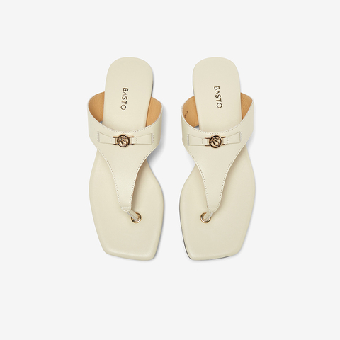 百思图2025夏季新款简约时尚户外休闲人字拖平跟女拖鞋C5831BT5