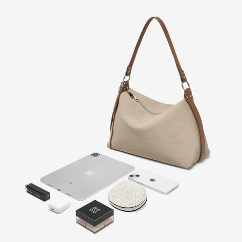 百思图2025夏季新款商场同款托特包时尚简约大容量单肩包TY005BX5