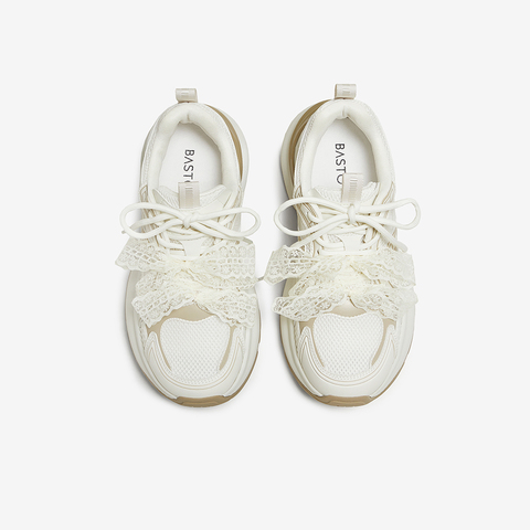 百思图2025秋季新款老爹鞋时尚潮流街头运动女休闲鞋V0981CM5