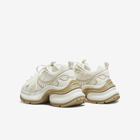 百思图2025秋季新款老爹鞋时尚潮流街头运动女休闲鞋V0981CM5