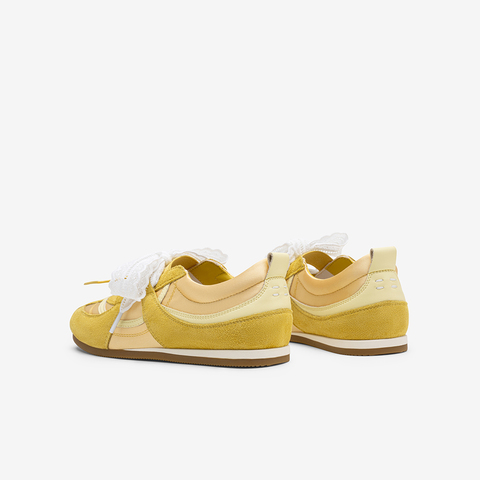 百思图2025秋新款商场同款猪芭蕾舞鞋时尚复古休闲女单鞋I7105CQ5