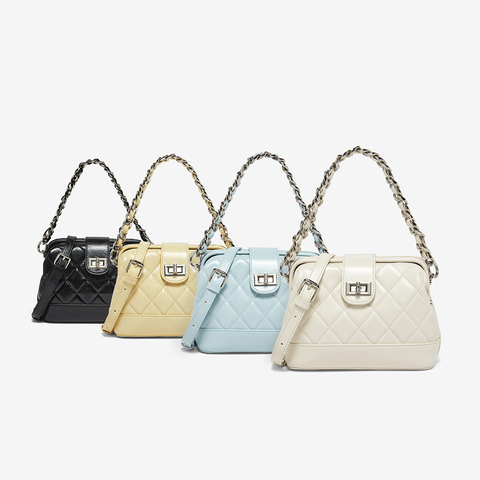 百思图2025夏季新款商场同款绗缝包时尚通勤单肩斜挎包女TY004BX5