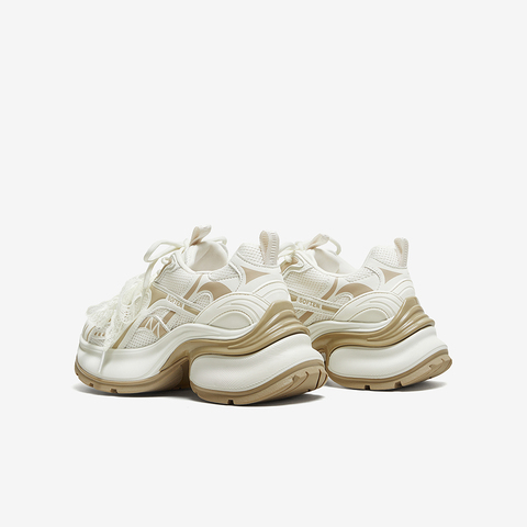 百思图2025秋季新款商场同款老爹鞋厚底增高女休闲鞋V0982CM5