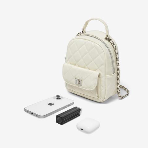 百思图2025夏季新款商场同款背包时尚休闲双肩包女TY006BX5