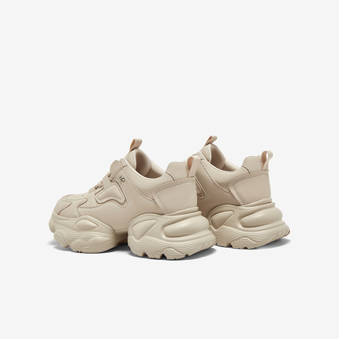 百思图2025秋季新款潮流街头运动老爹鞋厚底增高女休闲鞋D3105CM5