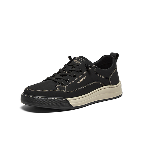 百思图2025夏季新款简约户外运动板鞋平跟圆头男休闲鞋L8300BM5