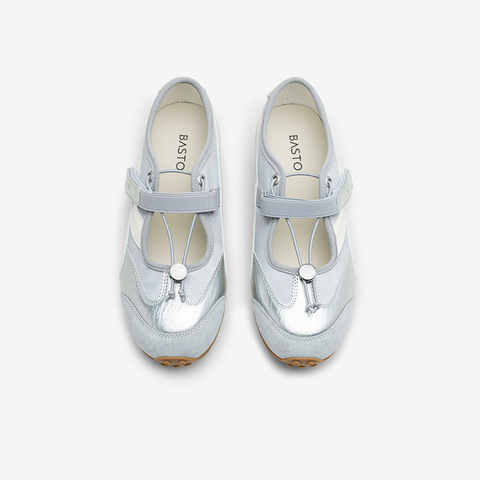 百思图2025秋季新款芭蕾舞鞋时尚潮流户外休闲女单鞋A7271CQ5