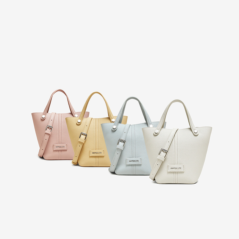 百思图2025夏季新款商场同款水桶包时尚通勤单肩斜挎包女TY001BX5