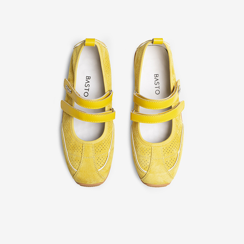 百思图2025秋季新款芭蕾玛丽珍时尚休闲浅口女单鞋D3222CQ5