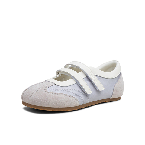 百思图2025秋季新款芭蕾舞鞋时尚运动休闲平跟女单鞋A1942CQ5