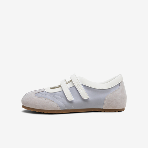 百思图2025秋季新款芭蕾舞鞋时尚运动休闲平跟女单鞋A1942CQ5